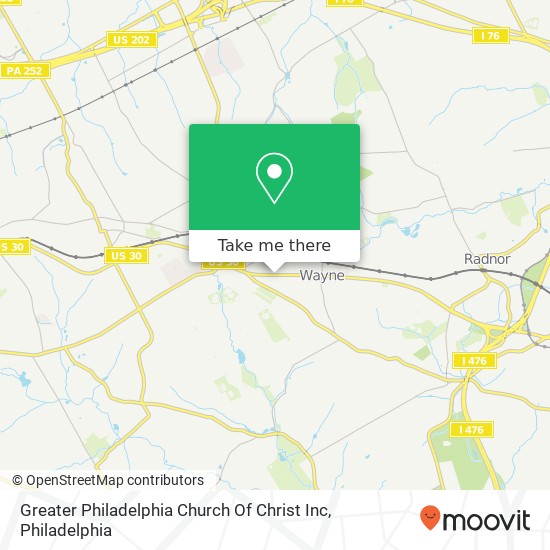 Greater Philadelphia Church Of Christ Inc map