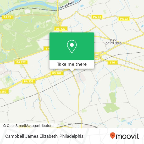 Mapa de Campbell Jamea Elizabeth