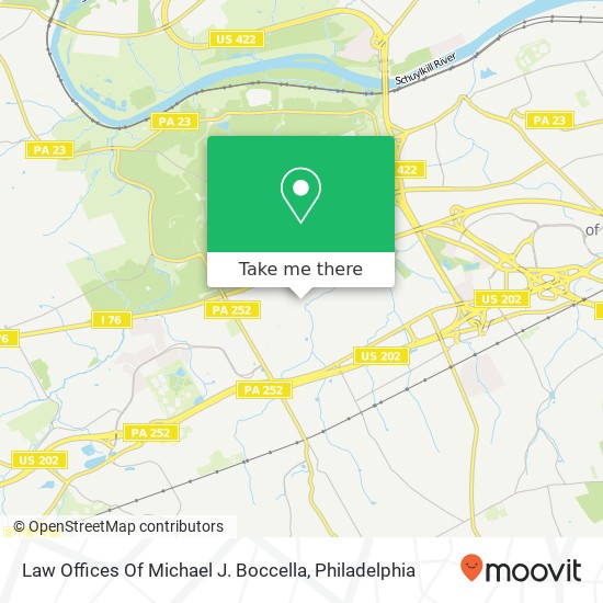 Mapa de Law Offices Of Michael J. Boccella