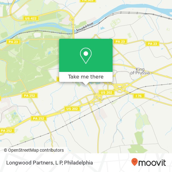 Mapa de Longwood Partners, L P