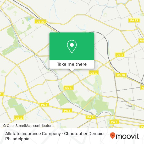 Mapa de Allstate Insurance Company - Christopher Demaio