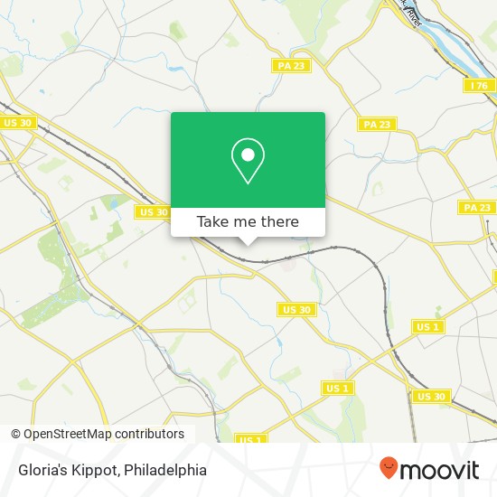 Gloria's Kippot map