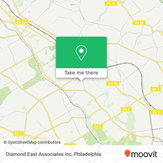 Mapa de Diamond East Associates Inc