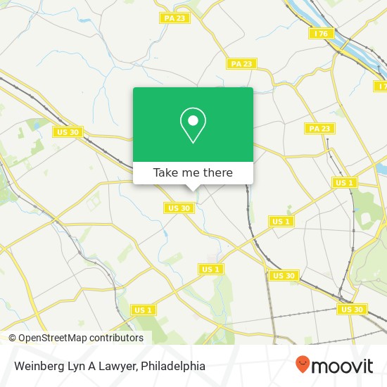 Weinberg Lyn A Lawyer map