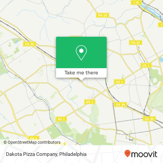 Mapa de Dakota Pizza Company