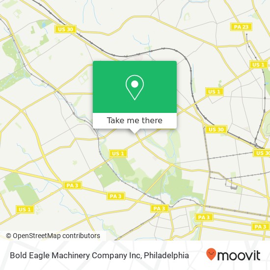 Mapa de Bold Eagle Machinery Company Inc