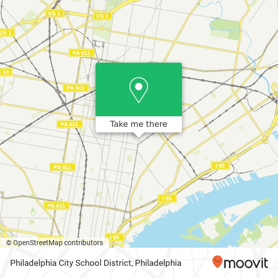 Mapa de Philadelphia City School District