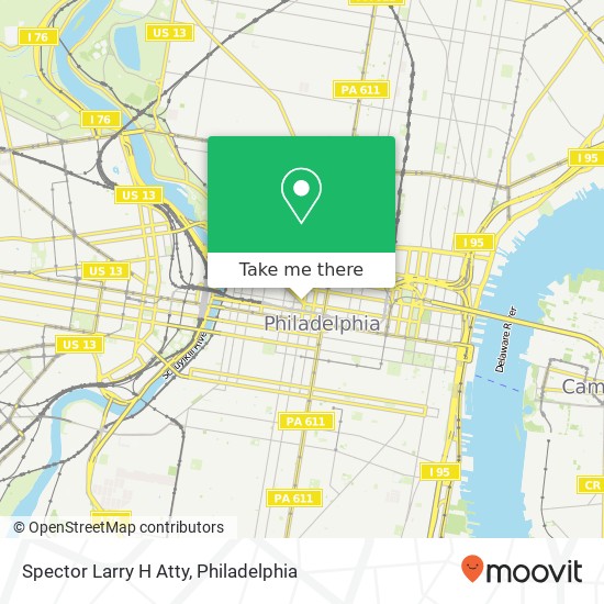Mapa de Spector Larry H Atty