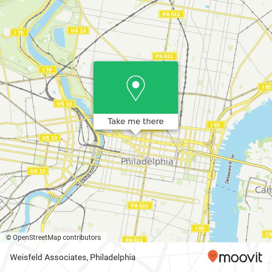 Mapa de Weisfeld Associates
