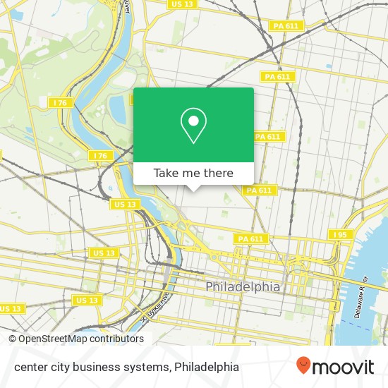 center city business systems map