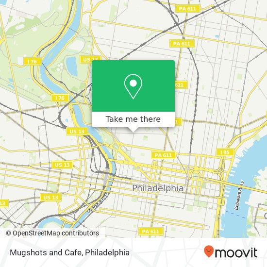 Mugshots and Cafe map