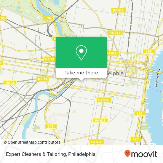 Expert Cleaners & Tailoring map