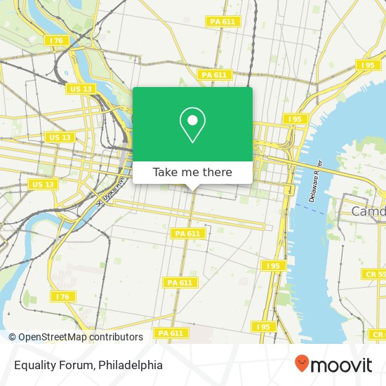 Equality Forum map