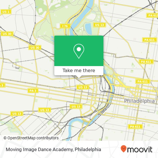 Moving Image Dance Academy map