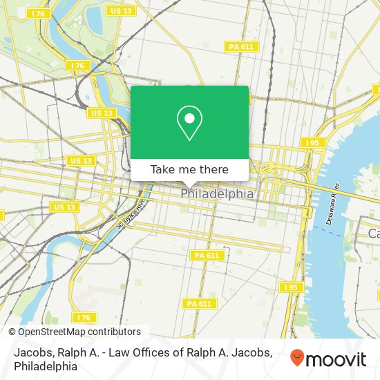 Mapa de Jacobs, Ralph A. - Law Offices of Ralph A. Jacobs