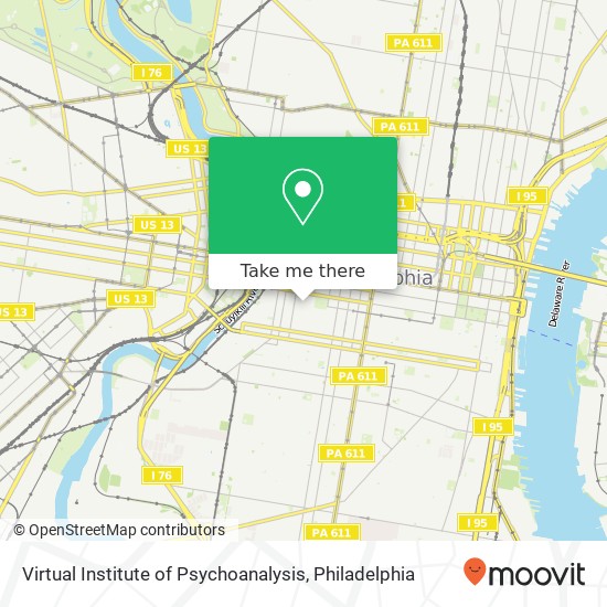 Virtual Institute of Psychoanalysis map