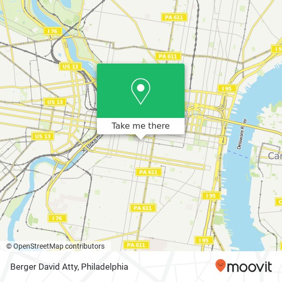 Berger David Atty map