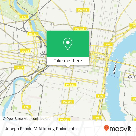 Mapa de Joseph Ronald M Attorney