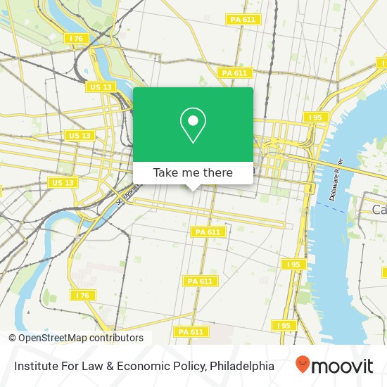 Mapa de Institute For Law & Economic Policy
