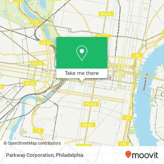 Mapa de Parkway Corporation