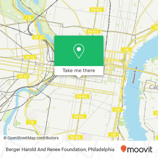 Berger Harold And Renee Foundation map