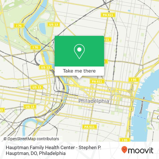 Hauptman Family Health Center - Stephen P. Hauptman, DO map