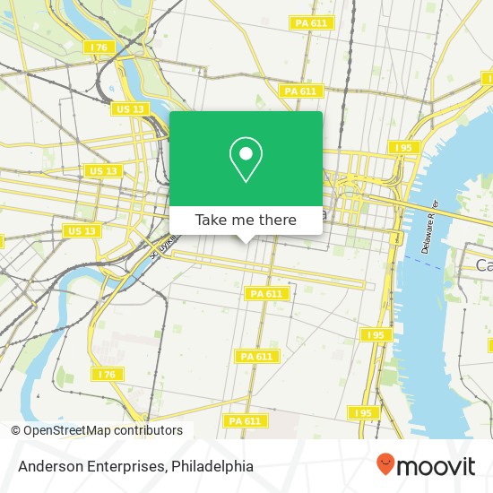 Mapa de Anderson Enterprises