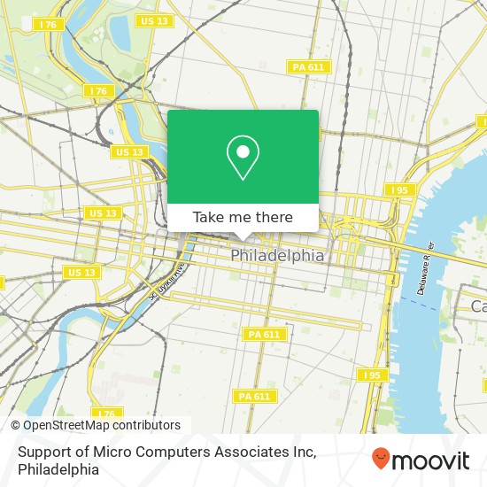 Support of Micro Computers Associates Inc map