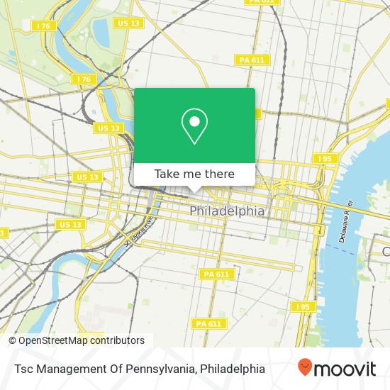 Tsc Management Of Pennsylvania map