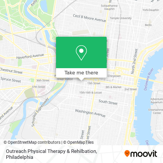 Outreach Physical Therapy & Rehilbation map