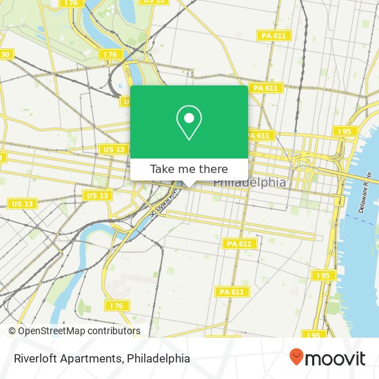 Riverloft Apartments map