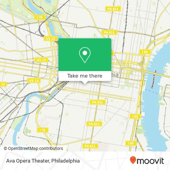 Ava Opera Theater map