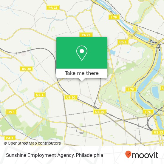 Sunshine Employment Agency map