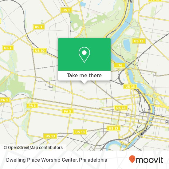 Dwelling Place Worship Center map