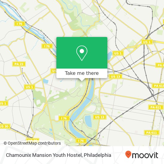 Chamounix Mansion Youth Hostel map