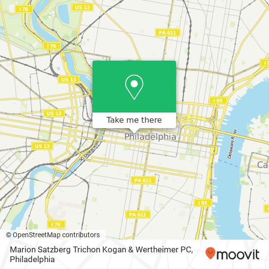 Marion Satzberg Trichon Kogan & Wertheimer PC map