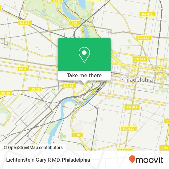 Lichtenstein Gary R MD map