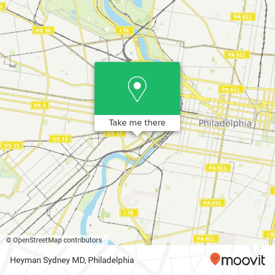 Mapa de Heyman Sydney MD
