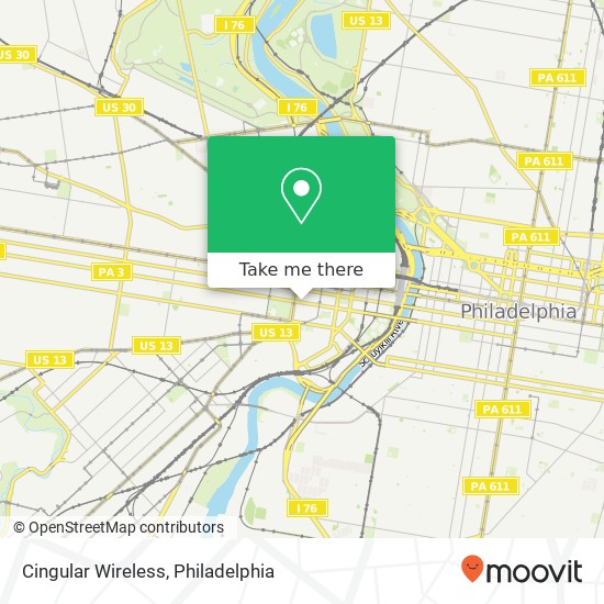 Cingular Wireless map