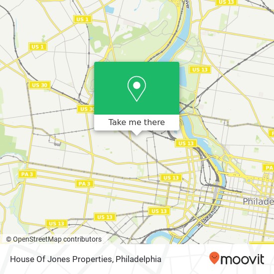 House Of Jones Properties map
