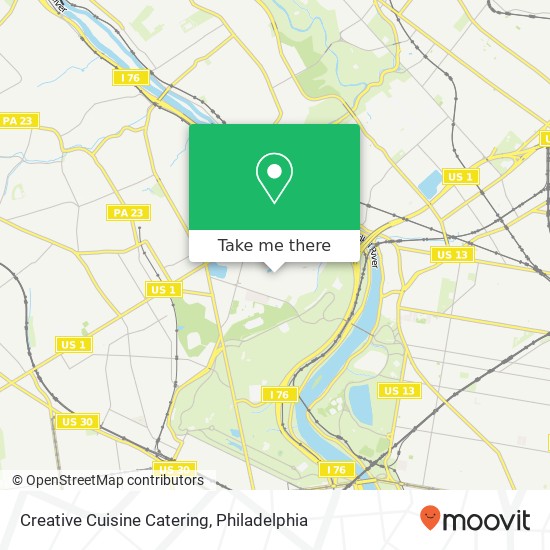 Creative Cuisine Catering map