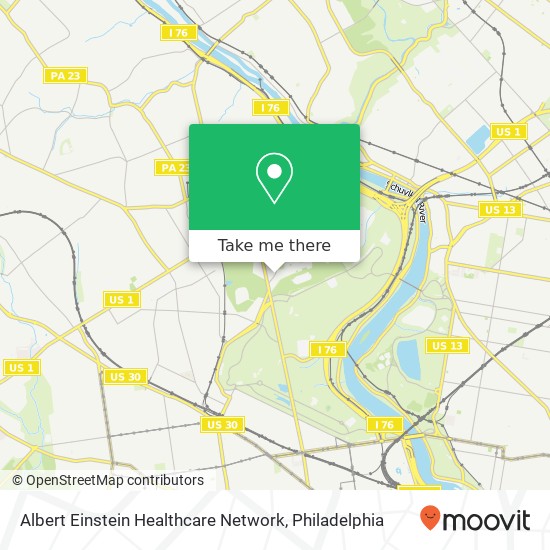 Albert Einstein Healthcare Network map