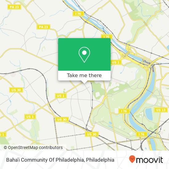 Baha'i Community Of Philadelphia map