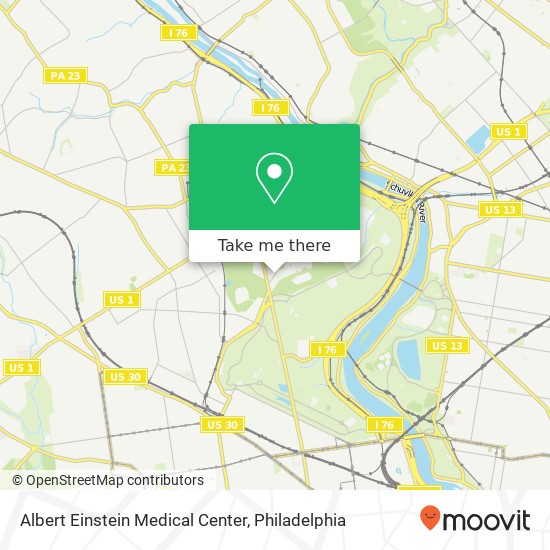 Albert Einstein Medical Center map