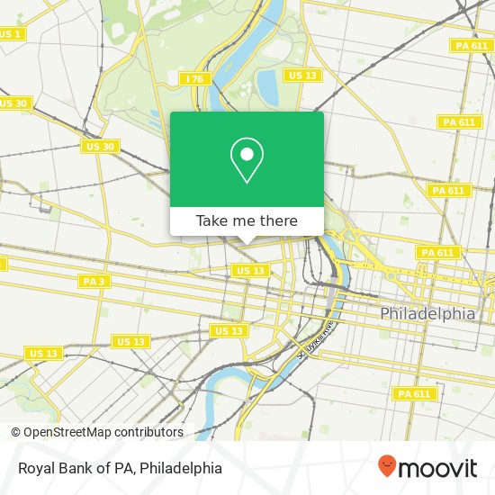 Royal Bank of PA map