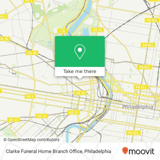 Mapa de Clarke Funeral Home Branch Office