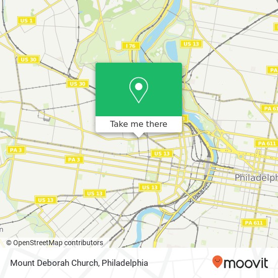 Mount Deborah Church map