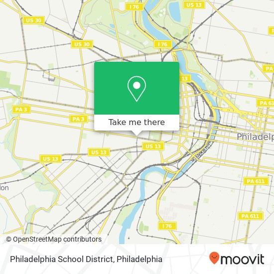 Philadelphia School District map