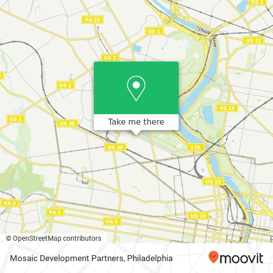 Mosaic Development Partners map