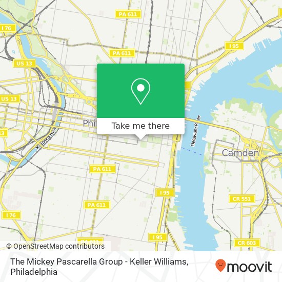 Mapa de The Mickey Pascarella Group - Keller Williams